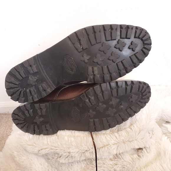 Cole Haan Brown Pebbled Leather Chukka Boors 9 main image 5